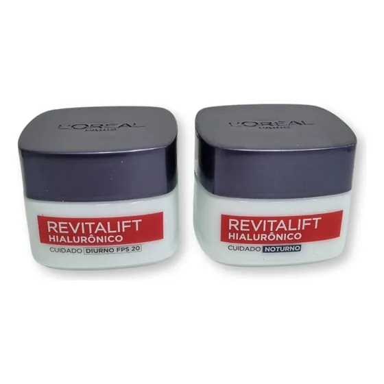 Pack Crema Día + Crema Noche Ácido Hialurónico Loreal Paris