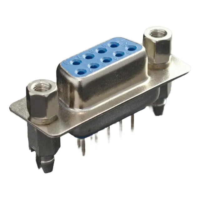 2 Unidades De Socket Conector Db9 Hembra Para Pcb