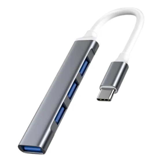 Hub Tipo-c 4 Puertos Usb 3.0