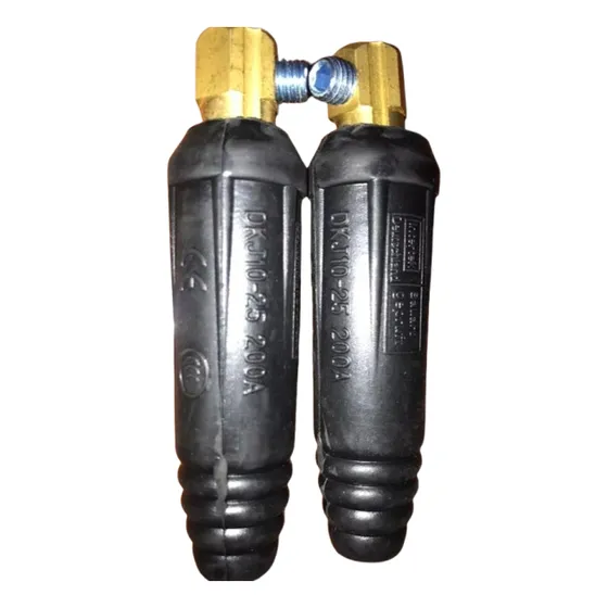 2 Unidades Conector Macho 10/25 Soldadora