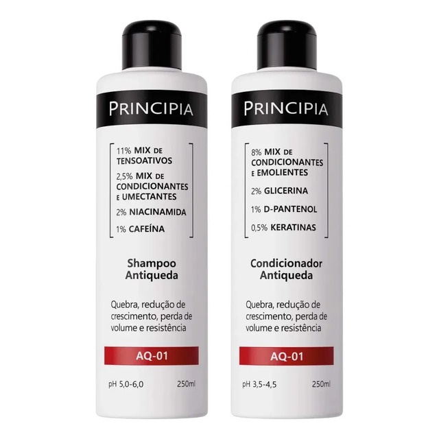 Principia Kit Shampoo E Condicionador Antiqueda Aq-01 Principia Kit Shampoo E Condicionador Antiqueda Aq-01