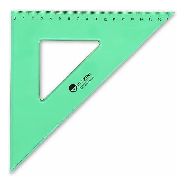 Escuadra Pizzini Estudio 3732 De 25cm X 45° Grados