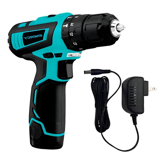 Taladro percutor atornillador inalámbrico de 10mm Energy DDI10/1/12 C1 12V 1 batería de 1.3 Accesorio con caja de cartón 220V 50Hz 60Hz