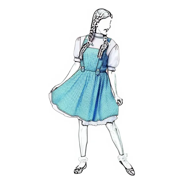 Moldería Unicose -  Disfraz Vestido  Dorothy Mago De Oz