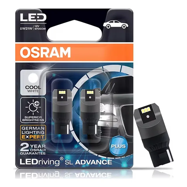 Luz Led De Señal De Giro Osram T20 W21w Wy21w W21/5w Para Co
