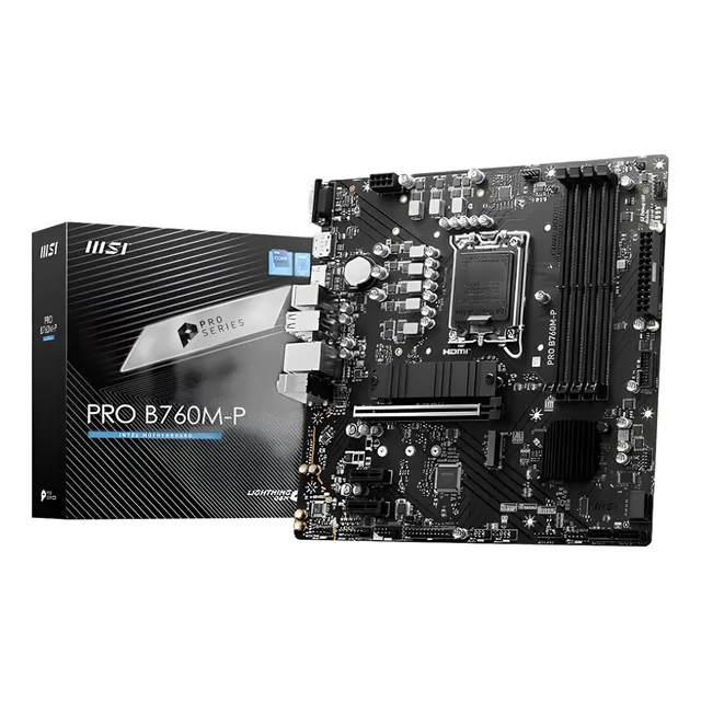 Tarjeta Madre Msi Micro-atx Pro B760m-p Intel B760 Intel