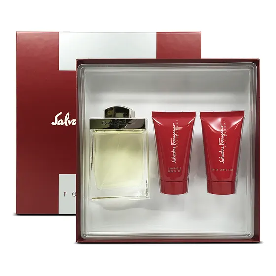Set Salvatore Ferragamo Pour Homme 3pzs - Caballero