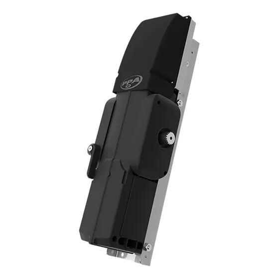 Motor de portón residencial PPA BV Torsion 220V color negro