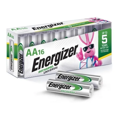 16 Baterías Pilas Energizer Aa Nimh 2000 Mah Originales