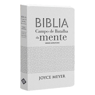Bíblia Campo De Batalha Da Mente | Nva | Letra Normal | Capa Luxo Branca Bíblia Campo De Batalha Da Mente | Nva | Letra Normal | Capa Luxo Branca