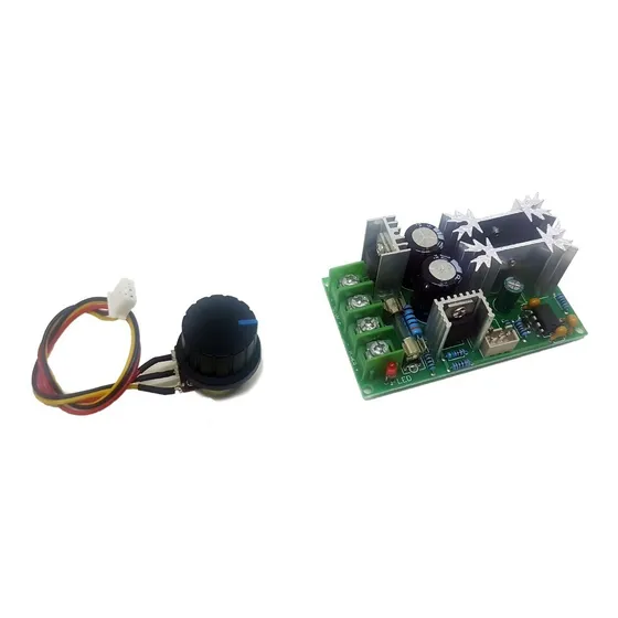 Módulo Pwm 20a 10-60v  Controlador De Velocidade De Motor