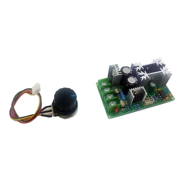 Módulo Pwm 20a 10-60v  Controlador De Velocidade De Motor