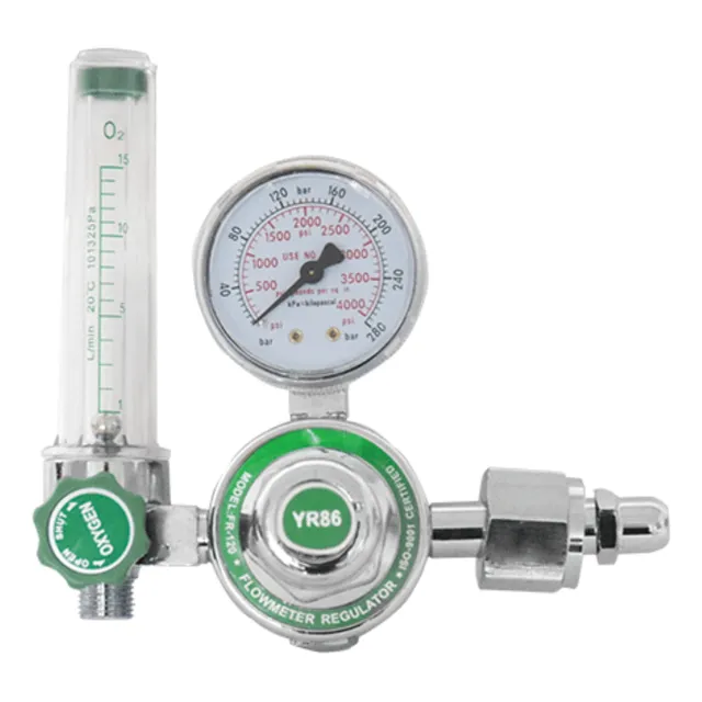 Regulador De Oxígeno Enzo Zr-108 Portátil 5l 5-50 L/min