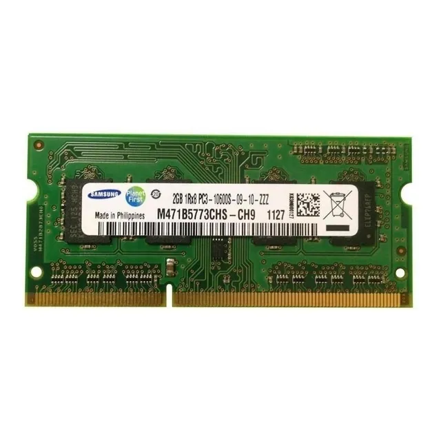Memoria Ram Color Verde 2gb 1 Samsung M471b5773chs-ch9