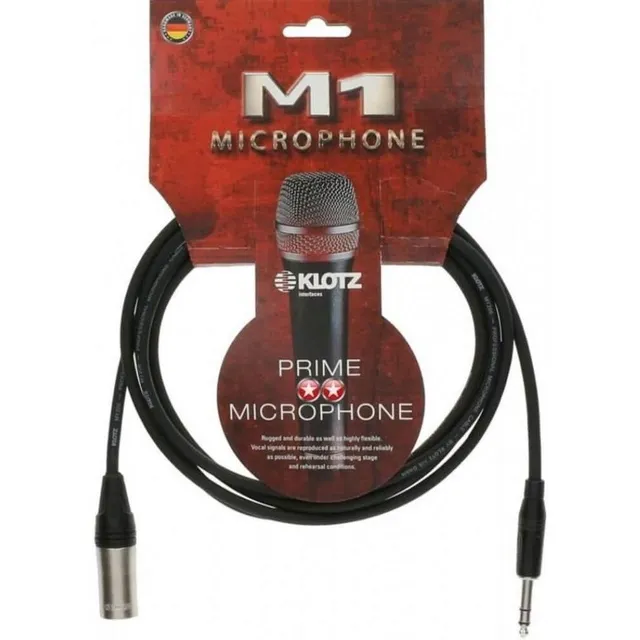 Cable Xlr Macho-jack Stereo Klotz M1ms1k0200