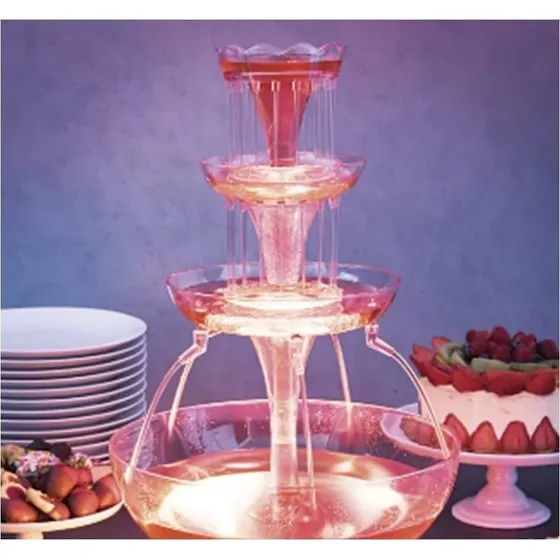 Fuente Coctelera Iluminada Eurochef Linea Profesional Nueva
