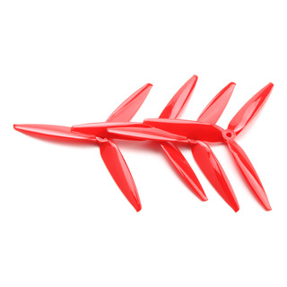 Hélice De 7 Pás Triplas Para Fpv (2cw+2ccw), Vermelha Hélice De 7 Pás Triplas Para Fpv (2cw+2ccw), Vermelha