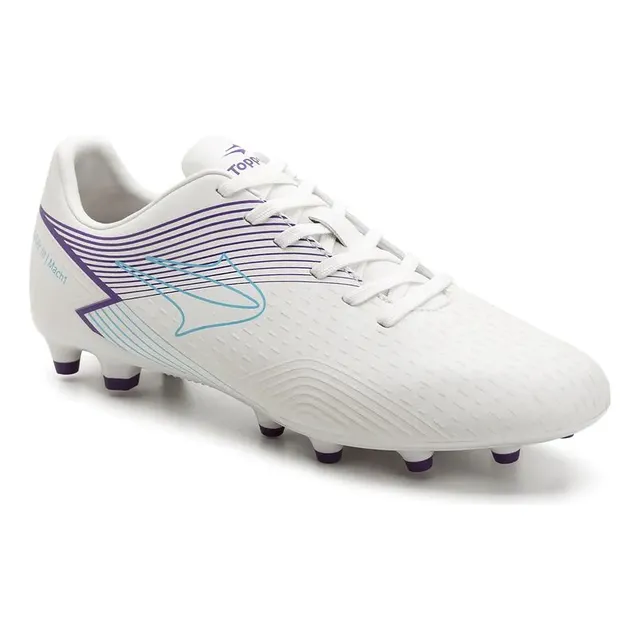 Championes Topper Fútbol 11 Stingray Iii Fg Blanco/azul Acai