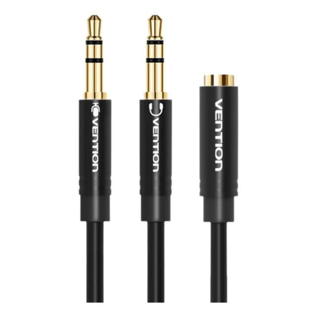 Divisor De Audio Vention 2 Machos A 1 Hembra