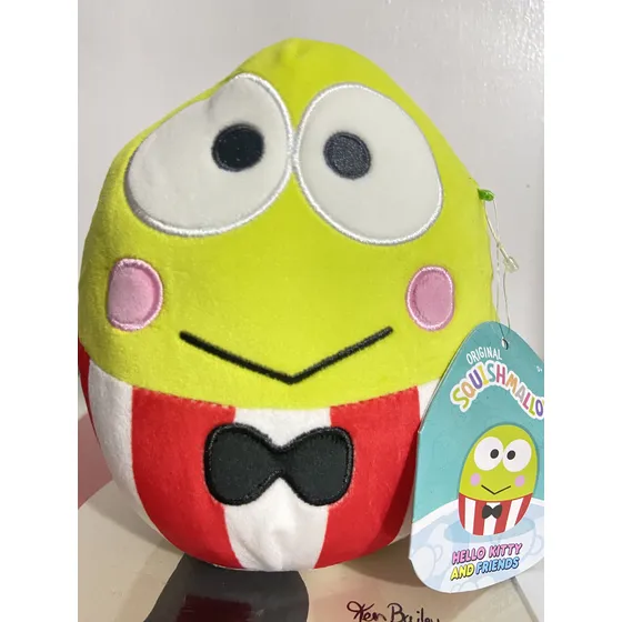 Peluche Squishmallows Hello Kitty Keroppi De 20cm