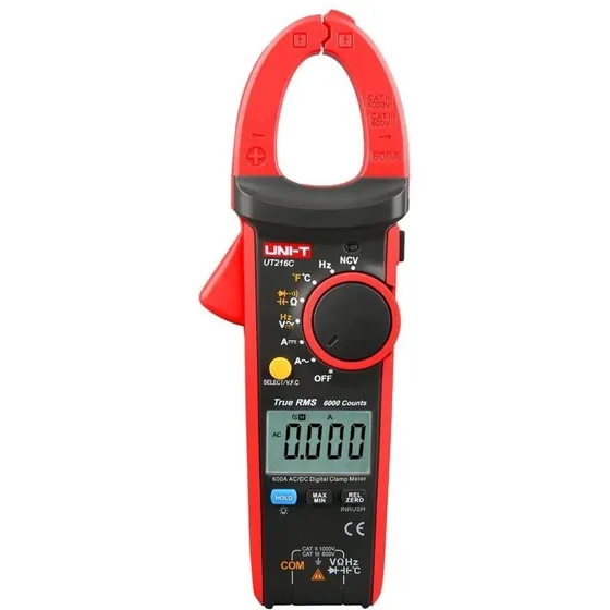 Pinza amperimétrica digital Uni-T UT216C 600A