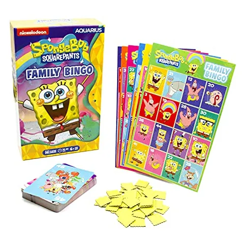 Aquarius - Spongebob Cuadrantes Familia Bingo Wkqx2