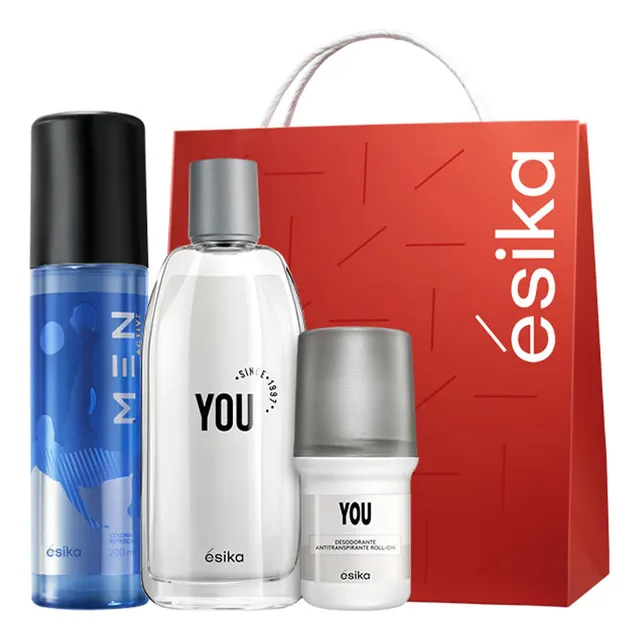 You Fragancia 90ml Con Deo Y Refresh Hombre