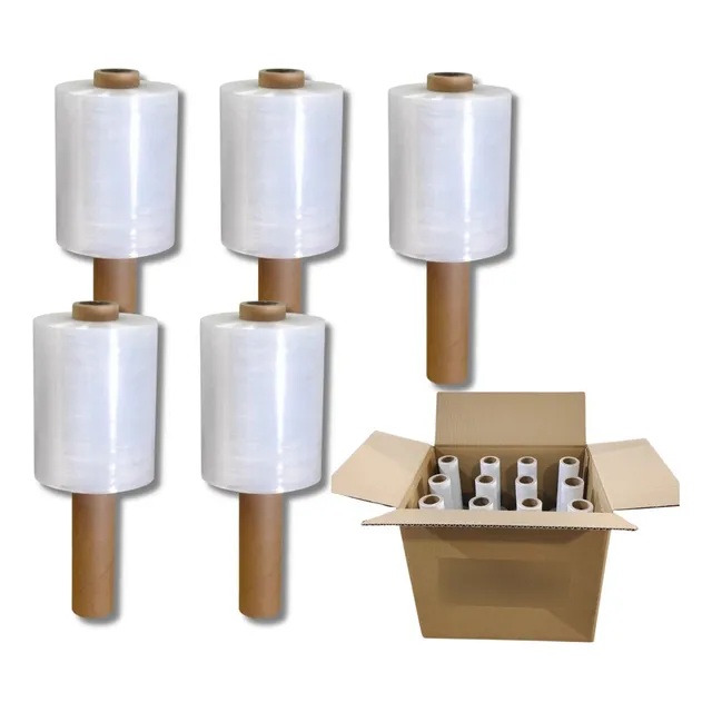 Pack 5 Rollos Film Embalaje Stretch Industrial  220 Metros