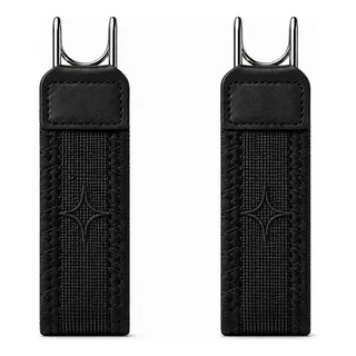 Cinturon Sin Hebilla Elastico Resistente Unisex Velt Negro Lisa 100