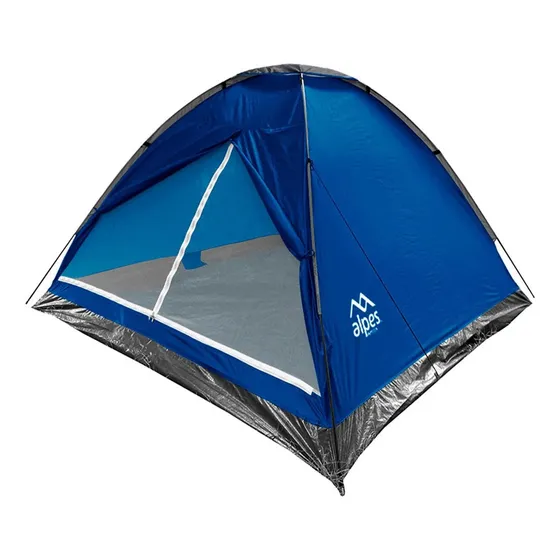 Carpa 4 Personas Dome Galapagos Camping 210x210x130cm Color Azul