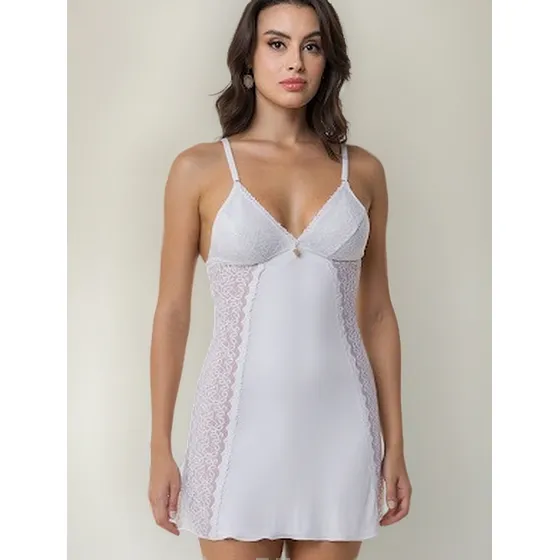 Camisolin Camisón Solera Sexy Seda Fria Paulienne Lumiere