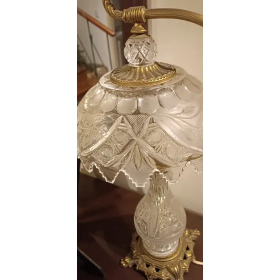 Lámpara De Mesa Cristal De Roca
