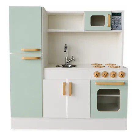 Cozinha Dmoveiskids Mdf Mini Unisex Completa Verde-claro