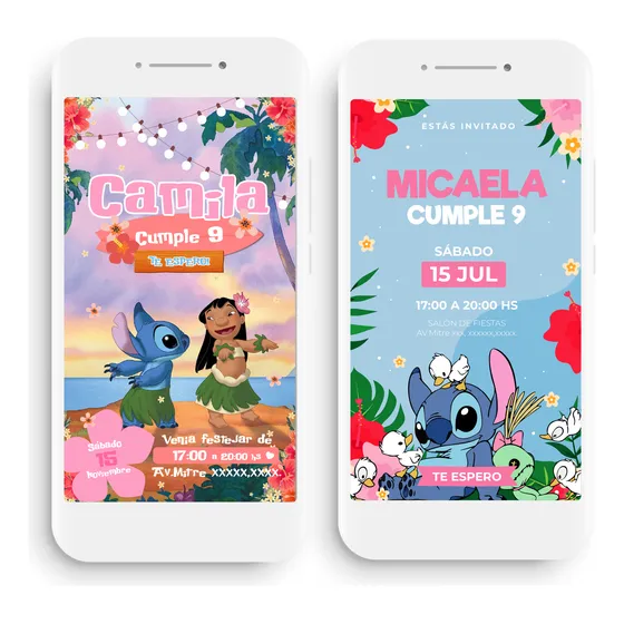 Tarjeta Invitación Digital Para Whatsapp - Diseños Varios