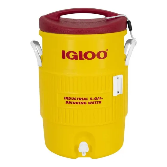 Termo De 5 Galones Amarillo Tapadera Roja Igloo
