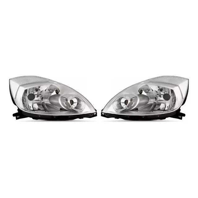 Juego Opticas Delantera Fondo Cromado Ford Ka 2008/2011
