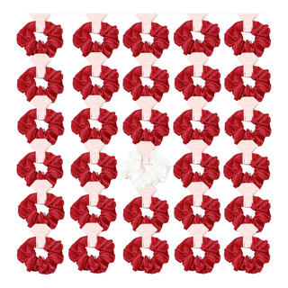 30 Ligas De Pelo Con Forma De Coletero, Regalos Navideños Y 30 Ligas De Pelo Con Forma De Coletero, Regalos Navideños Y
