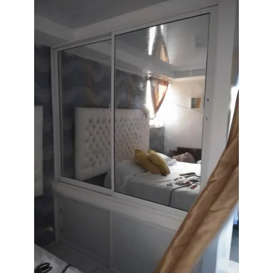 Puertas Para Closet Corredizas En Aluminio Y Espejos 