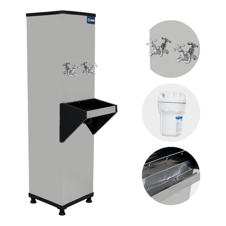 Bebedouro Industrial 25l Resfriador 2 Torneiras Kx02 Knox 127v Bebedouro Industrial 25l Resfriador 2 Torneiras Kx02 Knox 127v