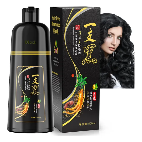 Shampoo Tinte Instantáneo Cubre Canas Natural Jengibre 500ml