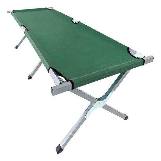 Catre Plegable Acampar Campismo Portatil 188 X 64 X 42 Cm Color Verde
