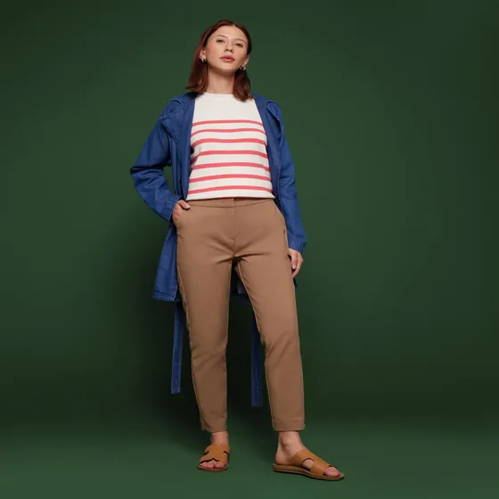 Pantalon Mujer Patprimo  Beige Algodón 30071709-8604