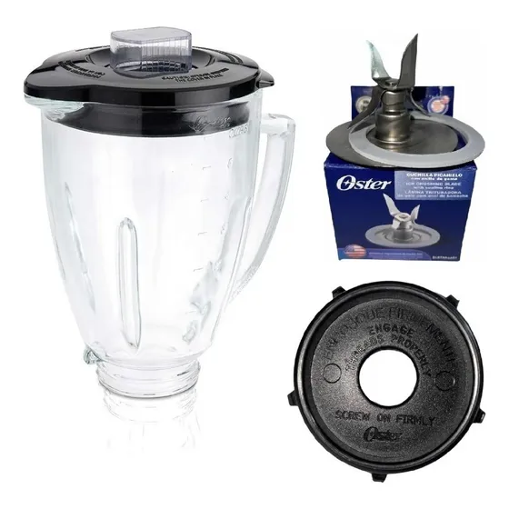 Vaso De Licuadora Oster Profesional De Vidrio Compatible Con Licuadora Oster