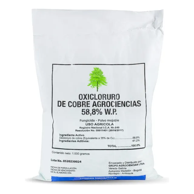 Oxicloruro De Cobre X 1 Kg Fungicida Uso Agricola