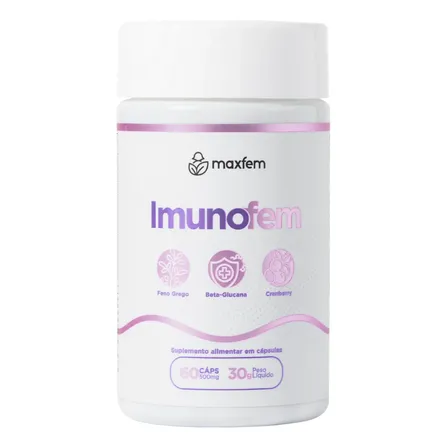 Maxfem Imunofem Cápsulas Saúde Íntima Feminino 60 Unidades