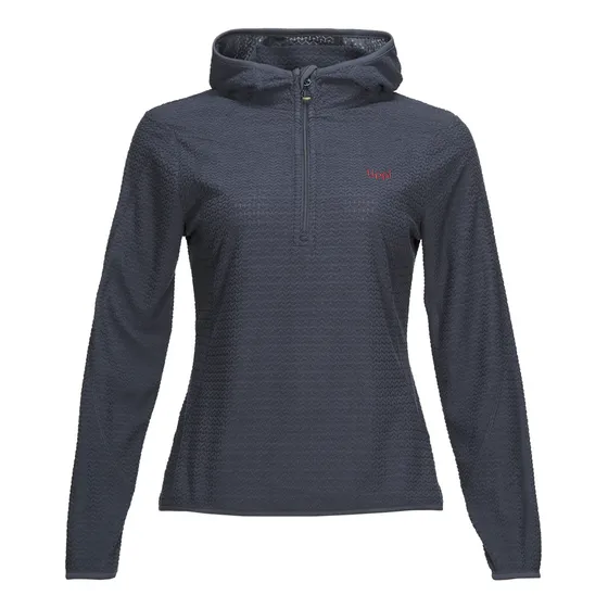 Poleron Mujer Lippi Jacaranda Nano-f 1/4 Zip Hoody Azul Mari