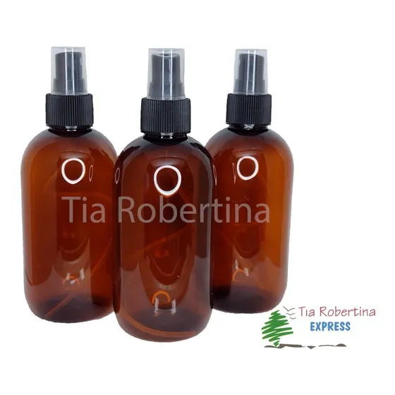 Envases 250cc Pet Con Spray Ambar X 100 Unidades