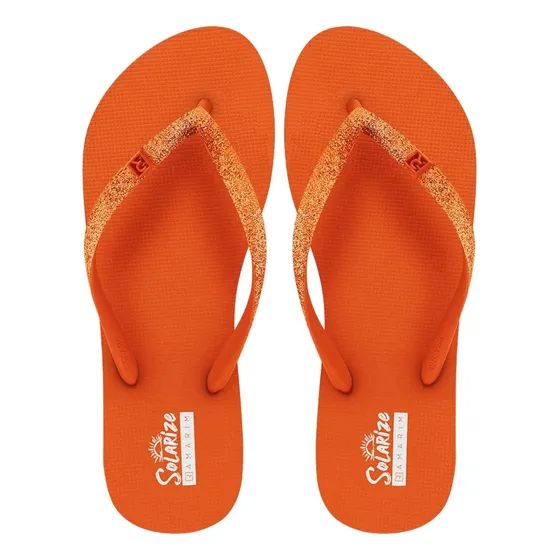 Chinelo Ramarim Bico Redondo Feminino Solarize Com Glitter