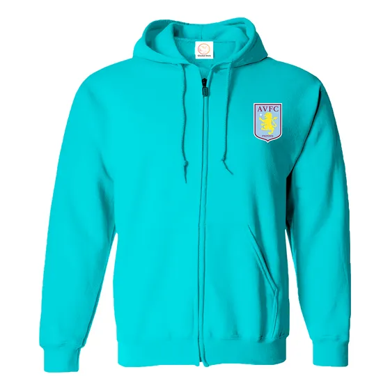 Suéter Hoodie Cierre Aston Villa Weater Buzo