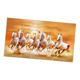 Cuadro En Lienzo Con Siete Caballos, Impresión Artística S Cuadro En Lienzo Con Siete Caballos, Impresión Artística S